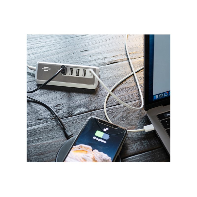 Brennenstuhl Estilo USB-oplader, 4x USB + 1x USB-C