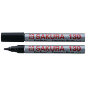 SAKURA permanente marker Pen-touch 130, 1,2 mm, zwart