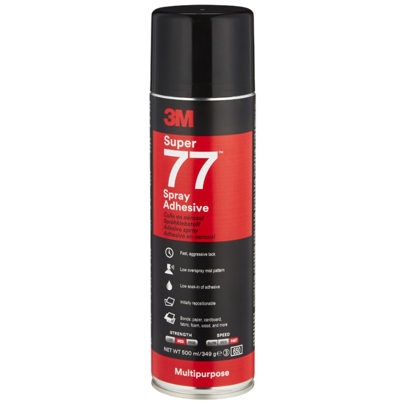 3M - Lijmspray Super 77 - 500 ml - Kleur: Beige