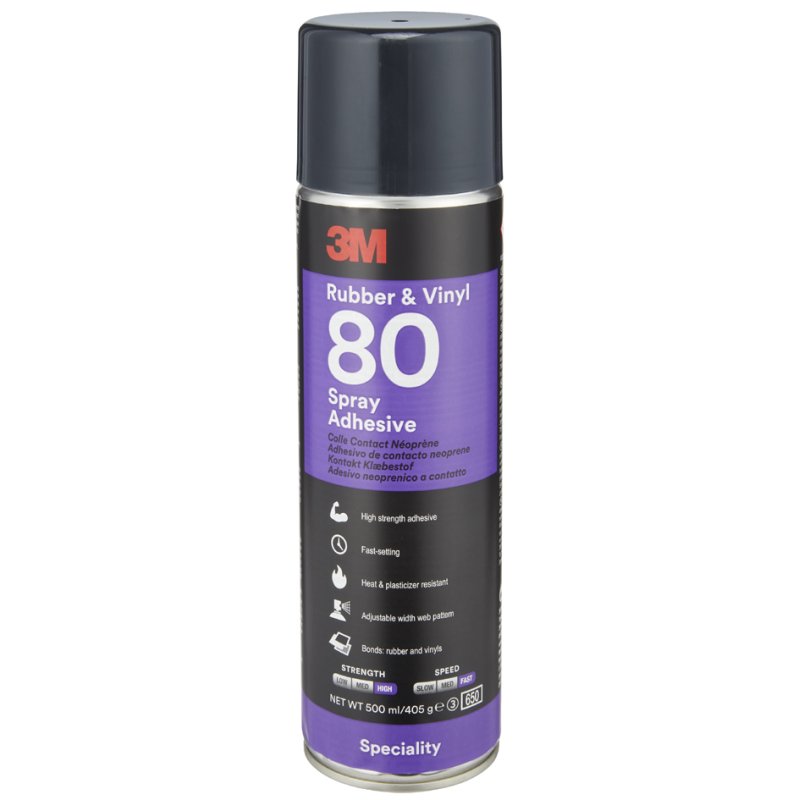 3M - Spuitlijm voor Rubber en Vinyl - 500 ml - Kleur: Geel