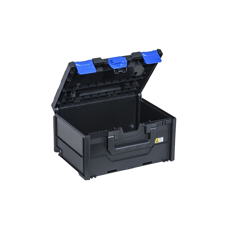 Allit opbergbox EuroPlus MetaBox 340 zwart/blauw
