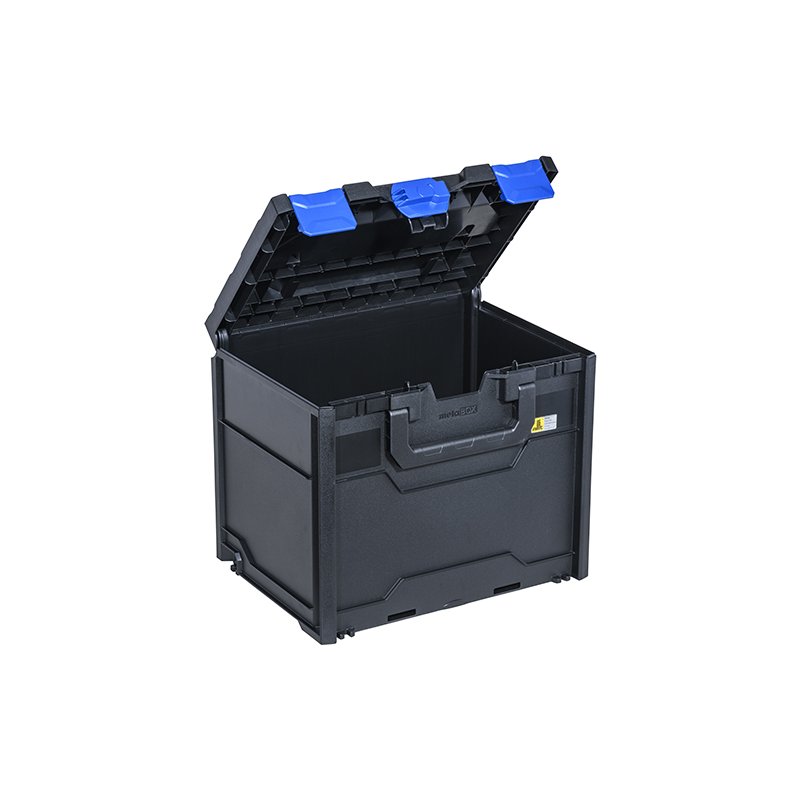 Allit opbergbox EuroPlus MetaBox 340 zwart/blauw