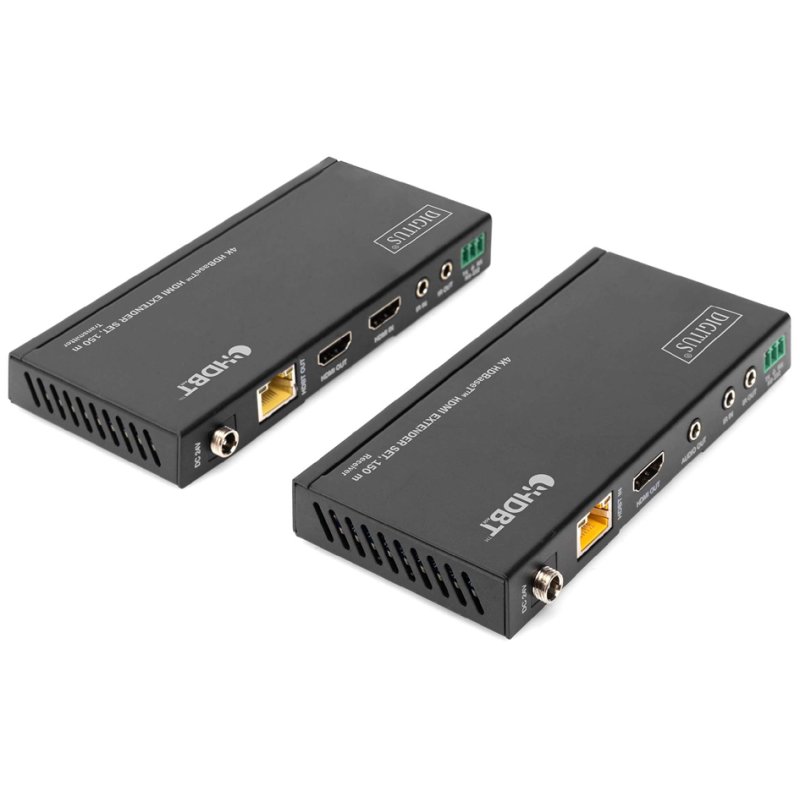 DIGITUS 4K HDMI Extender Set 150m zwart