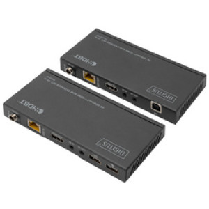 DIGITUS 4K HDBaseT HDMI KVM verlengset 70m zwart