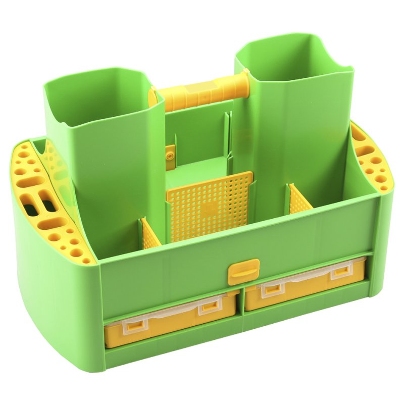 Allit tuingereedschapskist GardenAid groen/geel 485x295x300mm