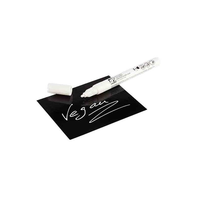 APS Krijtmarker, zwart, set van 2