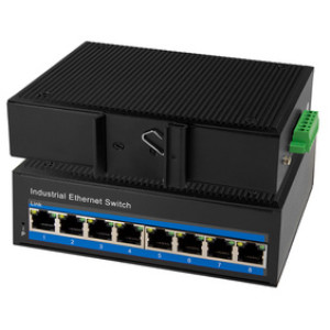 LogiLink Industriële Fast Ethernet Switch 8-poorts Unmanaged