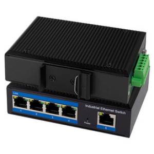 LogiLink Industriële Gigabit Ethernet Switch 5-poorts