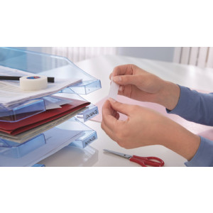 Tesa plakband transparant mat, 19 mm x 33 m, 8 stuks