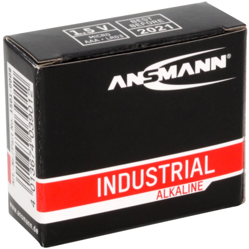 ANSMANN alkaline batterijen AAA industrieel, 10 stuks