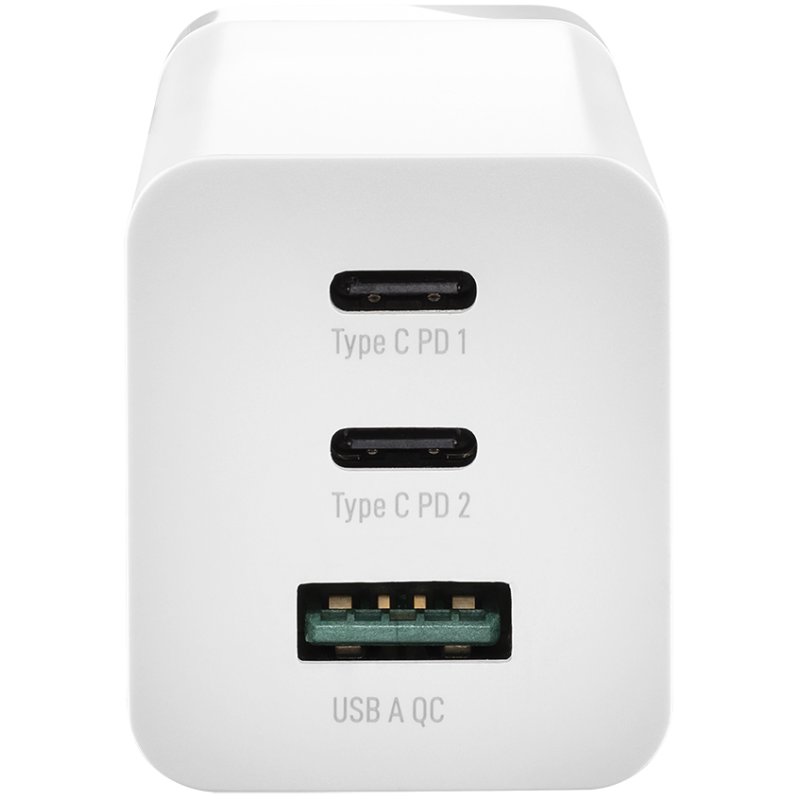 VARTA USB-snellader 65W wit met 2x USB-C en 1x USB-A aansluitingen