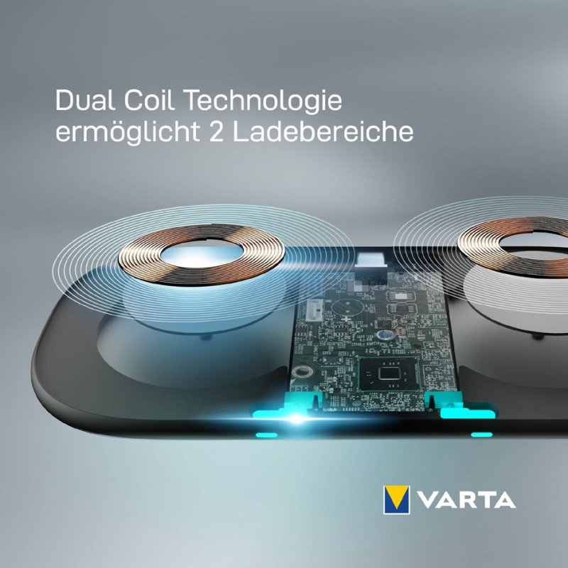 VARTA Draadloze Oplader Multi 20W Inductie Wireless Charger