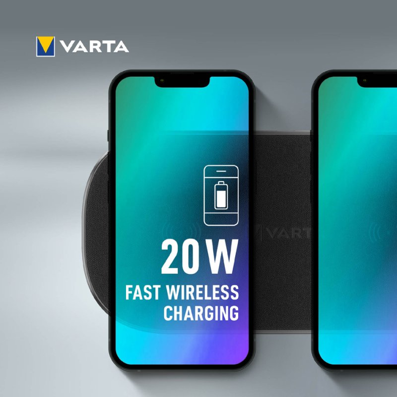 VARTA Draadloze Oplader Multi 20W Inductie Wireless Charger