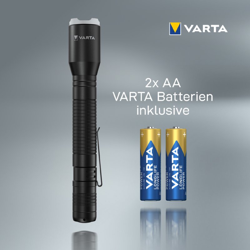 VARTA zaklamp aluminium F20 Pro zwart