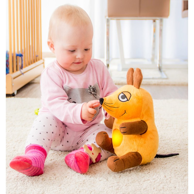 Knuffeldiernachtlampje 'Muis'