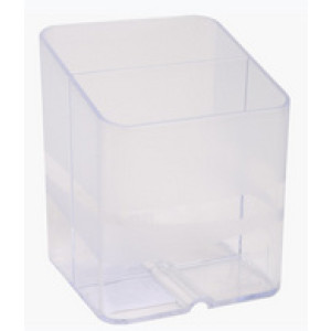 EXACOMPTA pennenhouder PEN-CUBE, 2 vakken, transparant