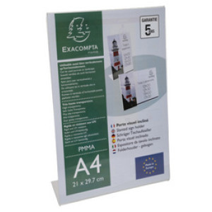 EXACOMPTA Tafelstandaard A4 staand, schuin