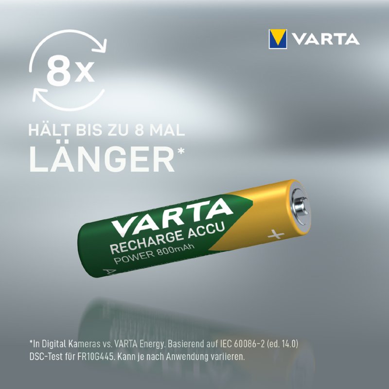 VARTA oplaadbare AAA batterijen 800 mAh