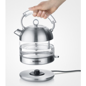 Retro-glazen waterkoker van 1,7 liter