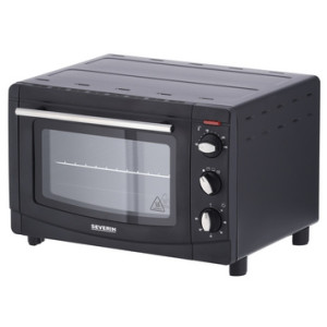 Severin oventoaster TO 2067, zwart/zilver