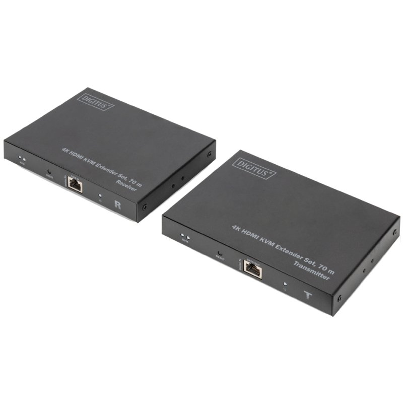 DIGITUS 4K HDMI KVM extender set, 70 meter bereik