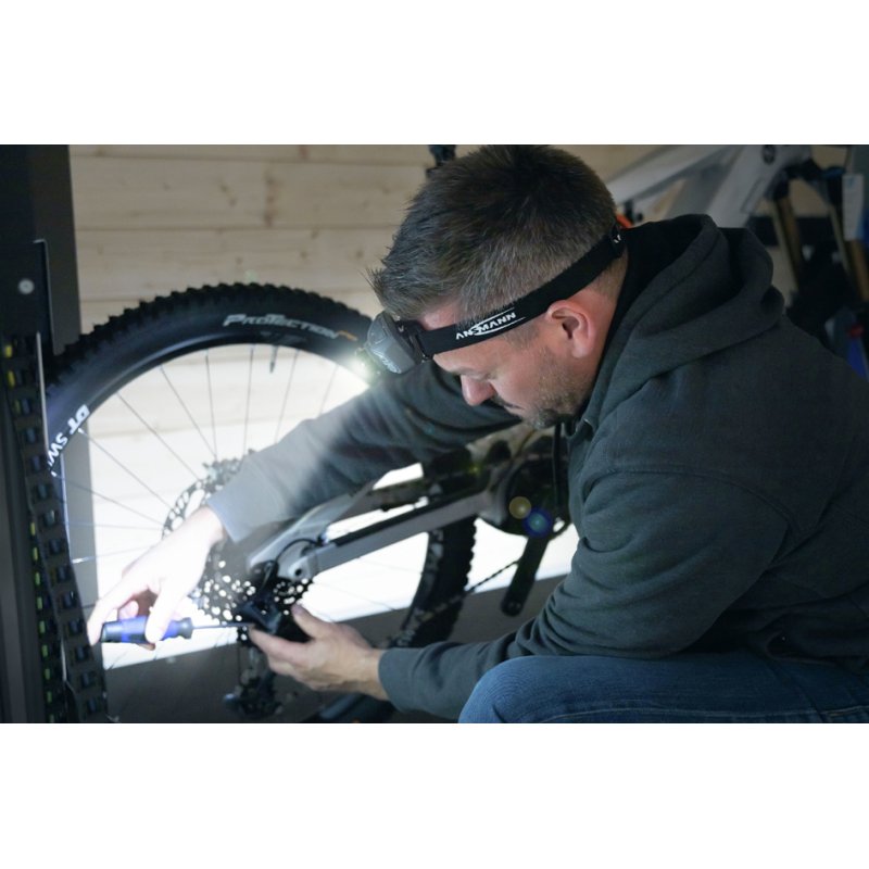 ANSMANN hoofdlamp met sensor HD450FRS, 450 lumen, IP65 waterdicht