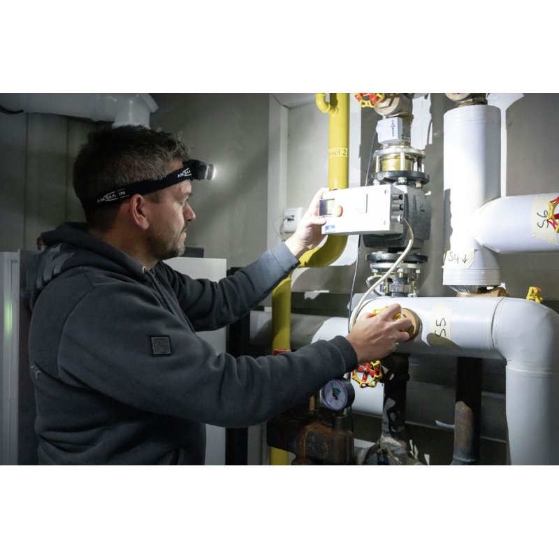 ANSMANN hoofdlamp met sensor HD450FRS, 450 lumen, IP65 waterdicht