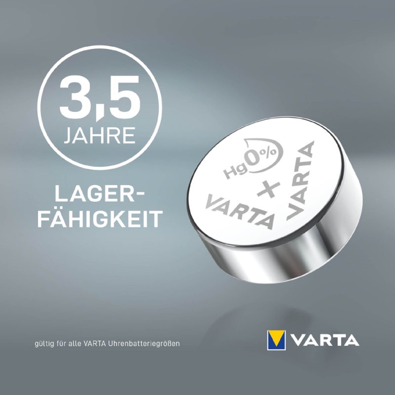 VARTA zilveroxide horlogebatterij V389 (SR54) 1,55V