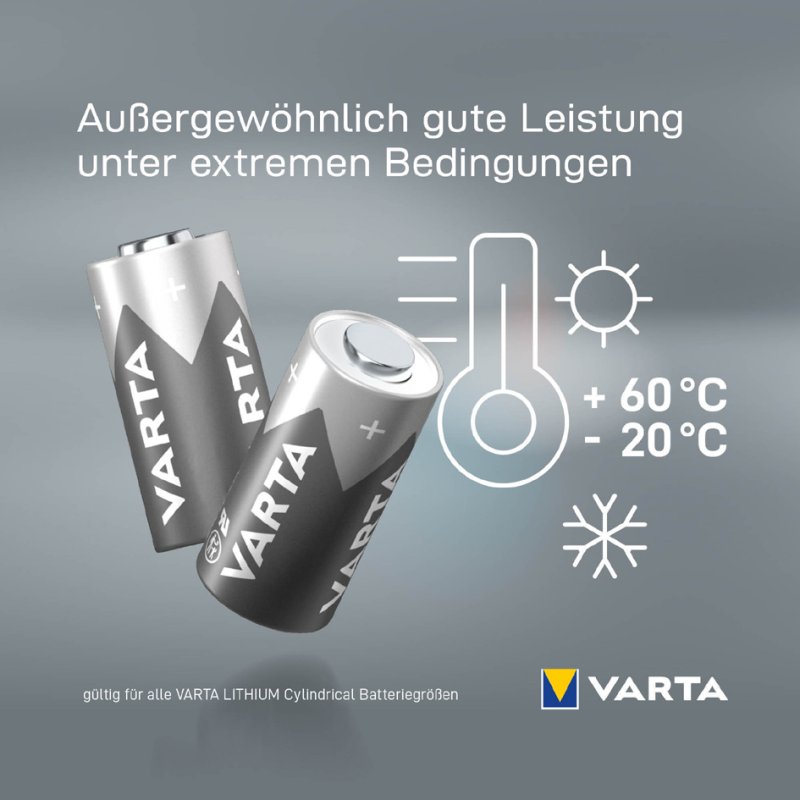VARTA lithiumbatterij 2CR5, 6,0 Volt