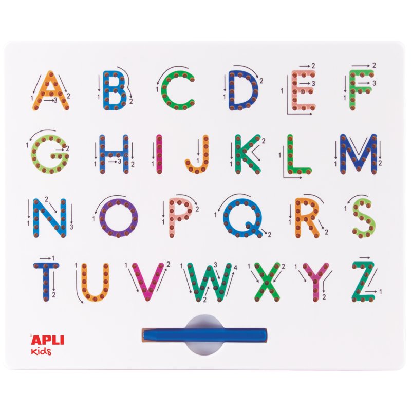 Apli kindermagneetbord, 'ABC-lettermagnetjes'