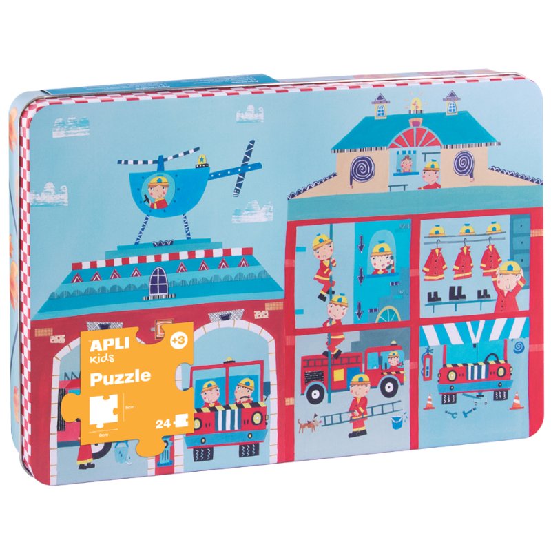 Puzzel 'Brandweerkazerne', 24 stukjes.