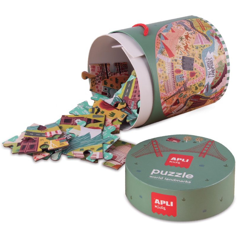 Cirkelraadsel 'Culturele monumenten', 48 stukjes