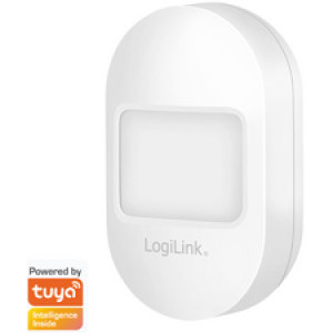 LogiLink Wi-Fi Slimme Bewegingsmelder, Tuya compatibel, wit