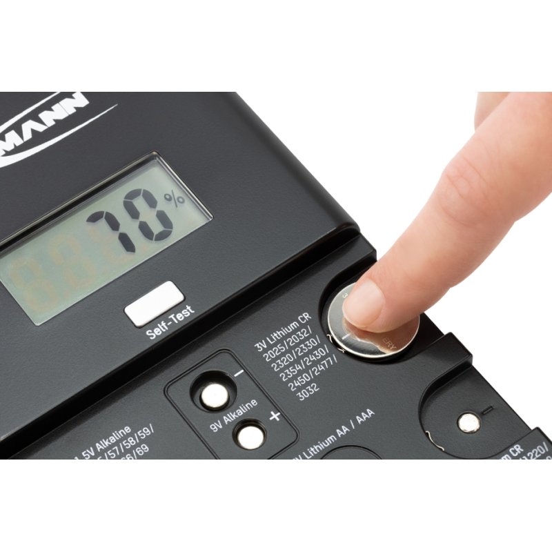 ANSMANN batterij tester Energy Check LCD zwart
