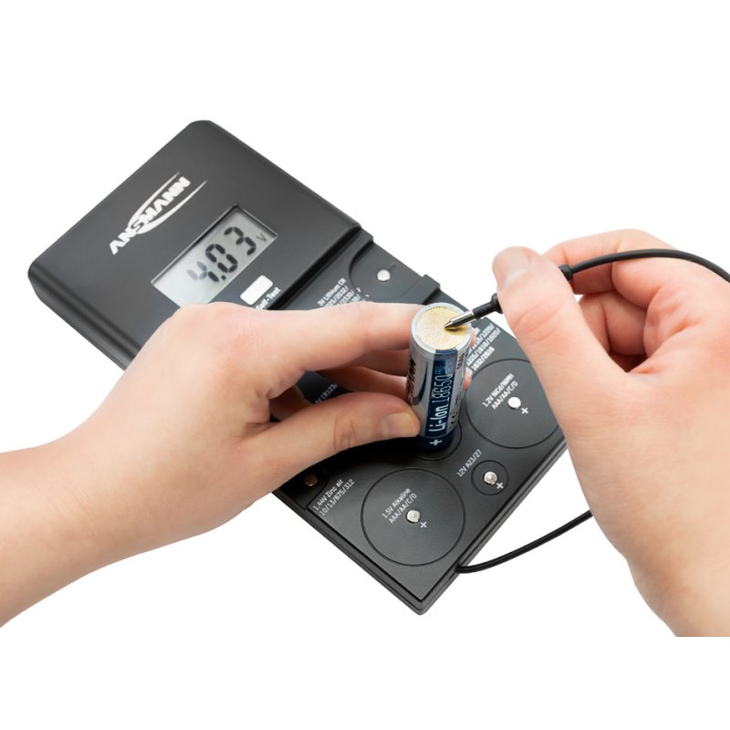 ANSMANN batterij tester Energy Check LCD zwart