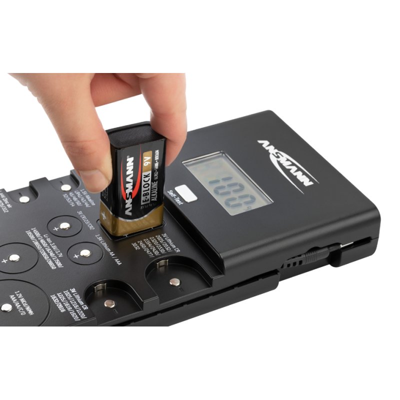 ANSMANN batterij tester Energy Check LCD zwart
