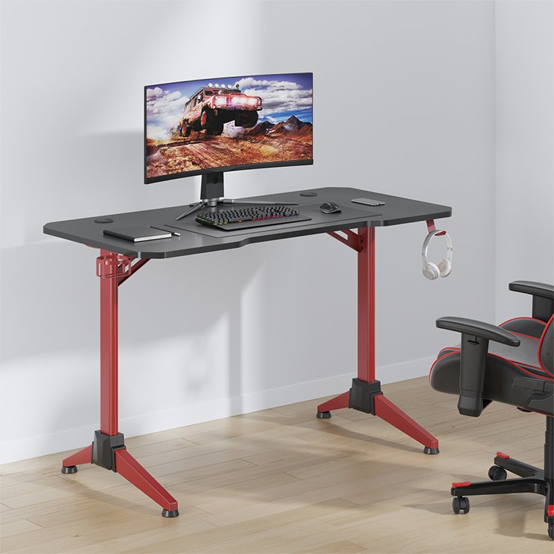 LogiLink gaming bureau met RGB-verlichting