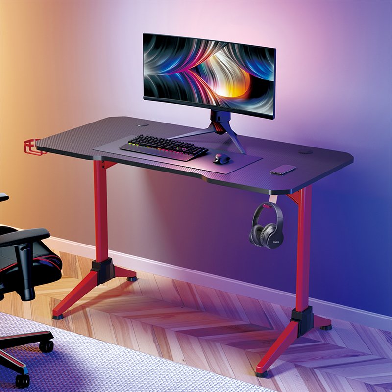 LogiLink gaming bureau met RGB-verlichting