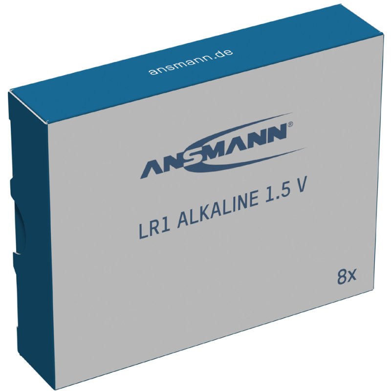 ANSMANN alkaline batterijen LR1 1,5V, 8 stuks