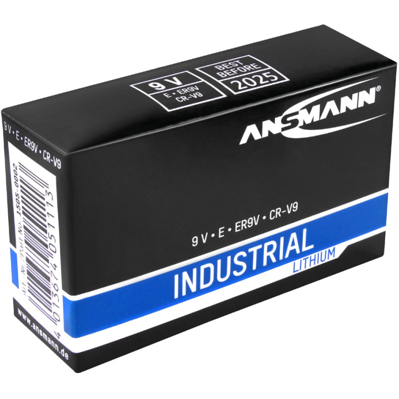 ANSMANN Lithium 9V blokbatterijen, 5 stuks