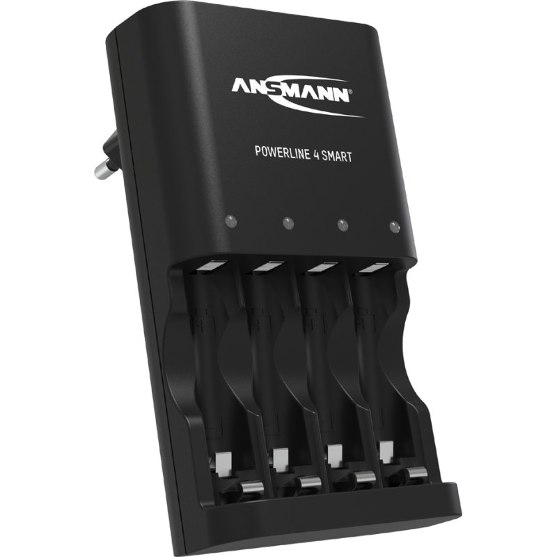 ANSMANN Powerline 4 Smart intelligente batterijlader zwart