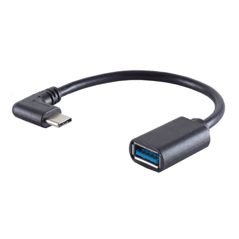 shiverpeaks USB 3.0 Adapter USB-C naar USB-A haaks