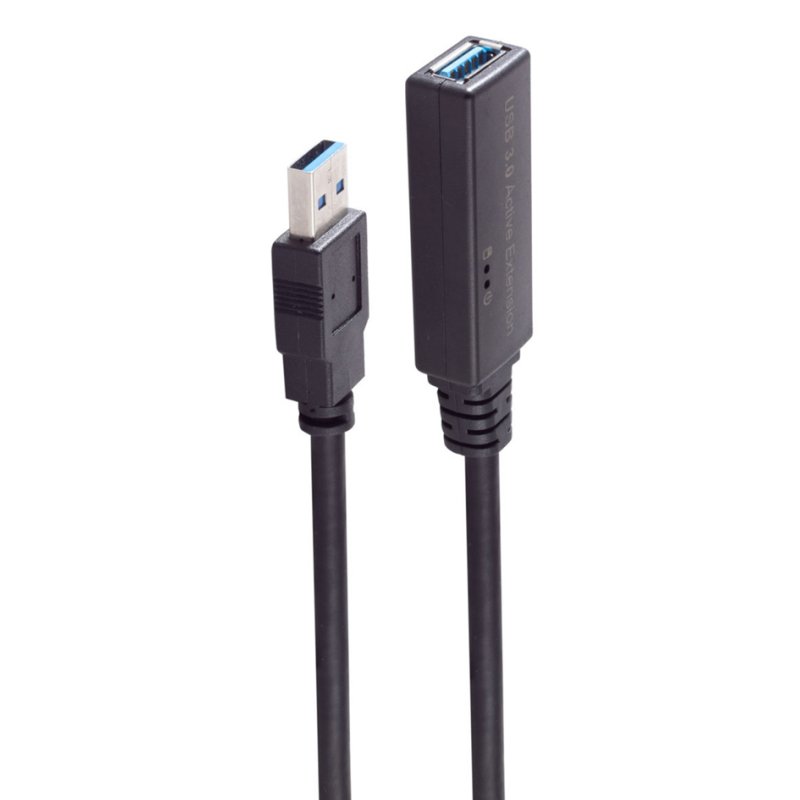 Shiverpeaks actieve USB 3.0 verlengkabel 10 meter