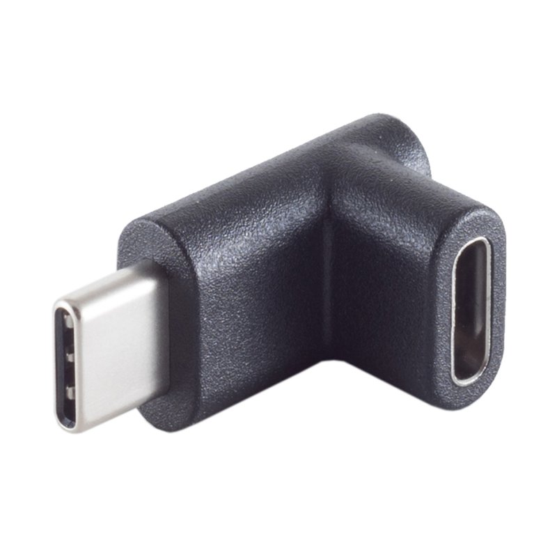 shiverpeaks USB 3.1 adapter C-stekker naar C-koppeling 90 graden hoekig