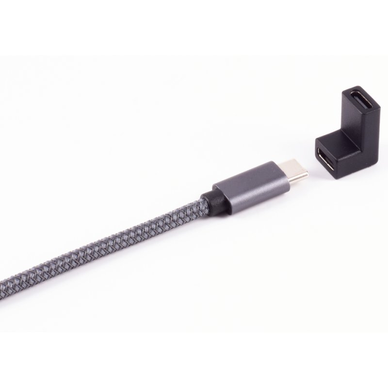 shiverpeaks USB 3.1 Type-C adapter met 90 graden hoekconnector