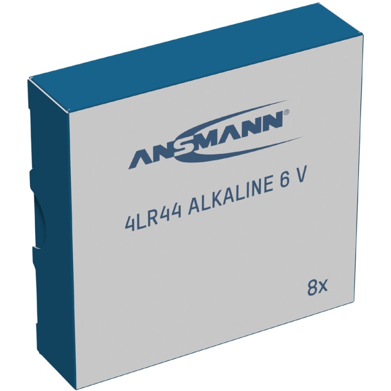 ANSMANN Alkaline Batterijen 4LR44, 6 Volt, 8 stuks