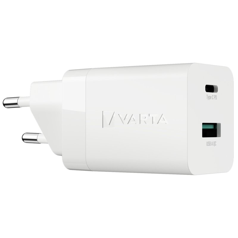 VARTA USB-oplader Speed Charger 38W wit met USB-C en USB-A aansluiting