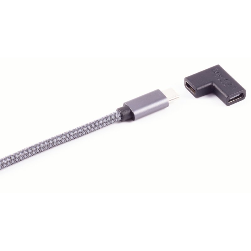 shiverpeaks USB-C naar USB-C adapter 90 graden haaks