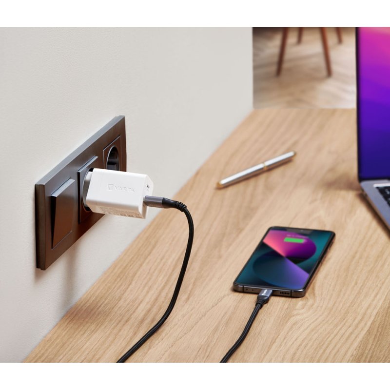 VARTA oplaadkabel USB-A naar USB-C 2 meter - snelladen en datasync