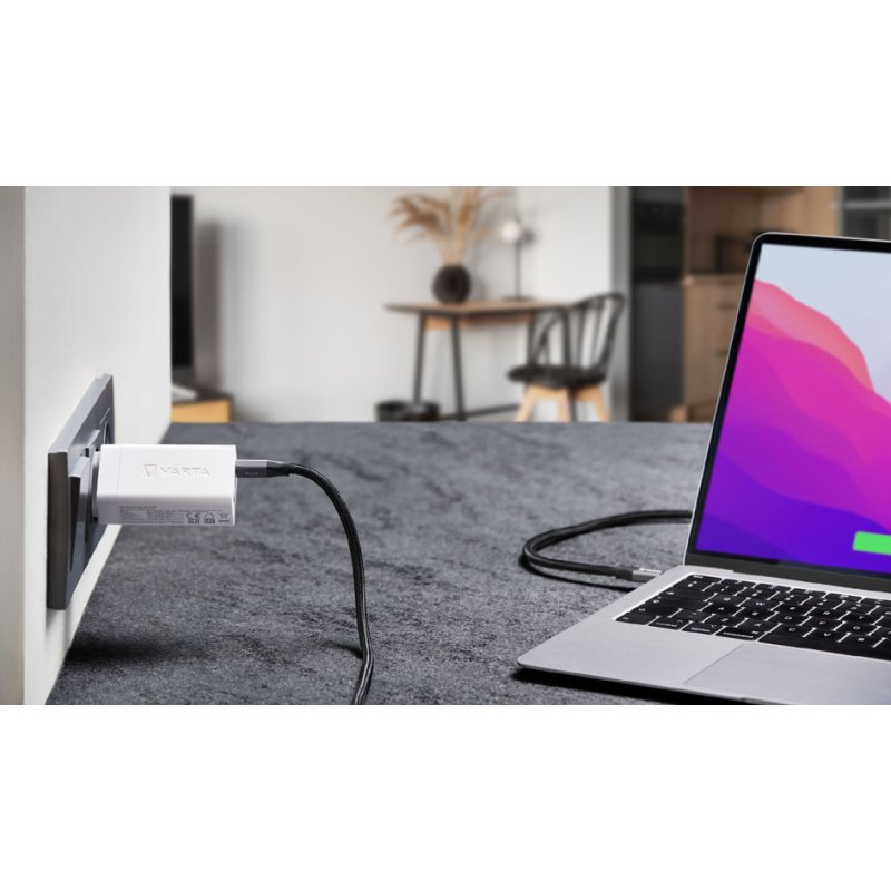 VARTA USB-C naar USB-C kabel 2 meter - Speed Charge & Sync